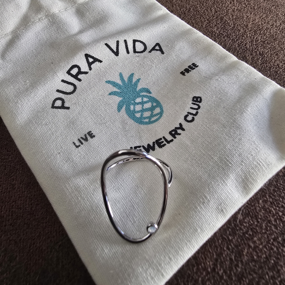 Pura Vida Sleek Silver Ring